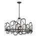 Hubbardton Forge - Eight Light Chandelier - Gatsby - Oil Rubbed Bronze- Union Lighting Luminaires Decor