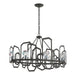 Hubbardton Forge - Eight Light Chandelier - Gatsby - Natural Iron- Union Lighting Luminaires Decor