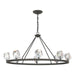 Hubbardton Forge - Eight Light Chandelier - Gatsby - Natural Iron- Union Lighting Luminaires Decor