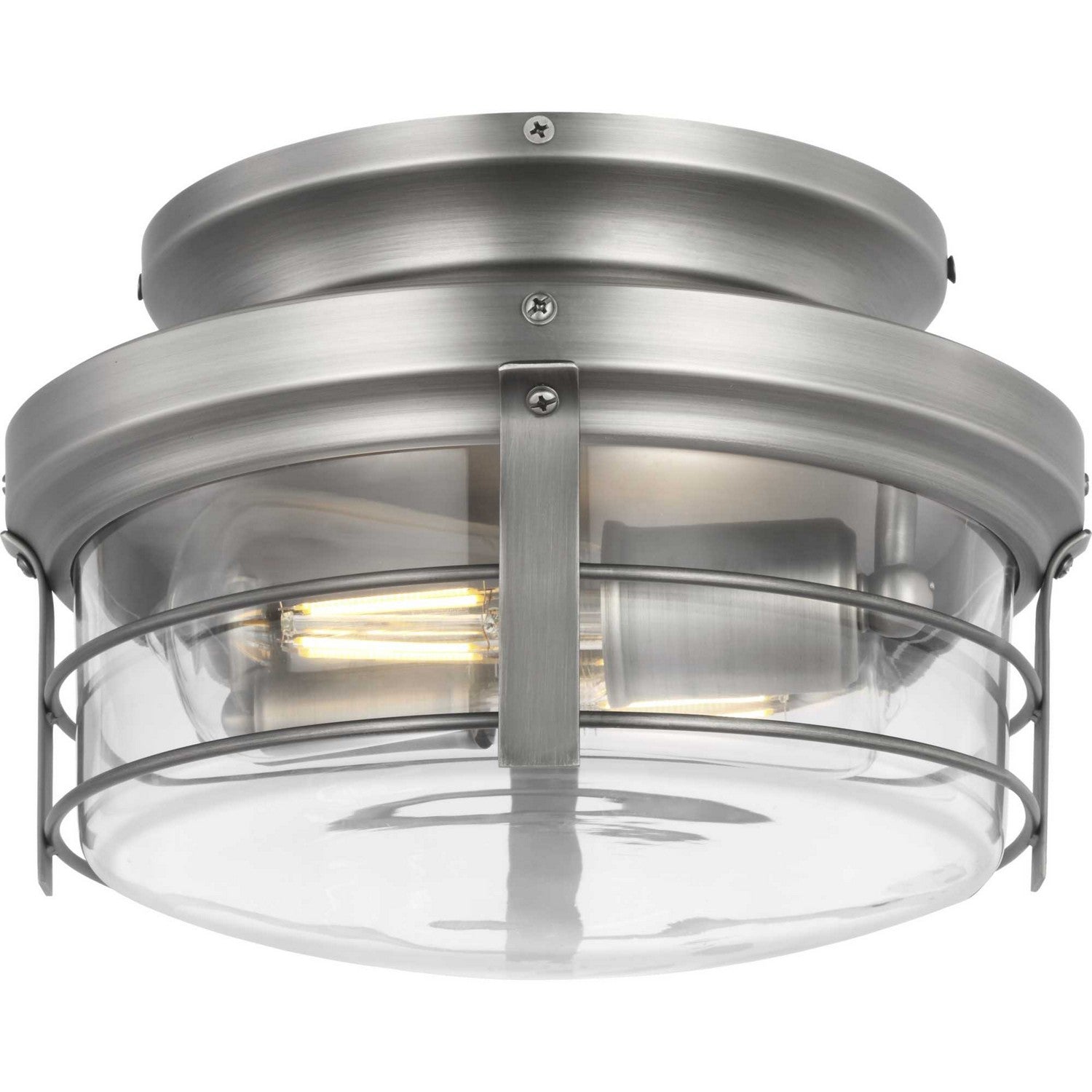 Progress Canada - Two Light Fan Light Kit - Springer II - Antique Nickel- Union Lighting Luminaires Decor