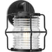 Progress Canada - One Light Outdoor Wall Lantern - Keegan - Matte Black- Union Lighting Luminaires Decor