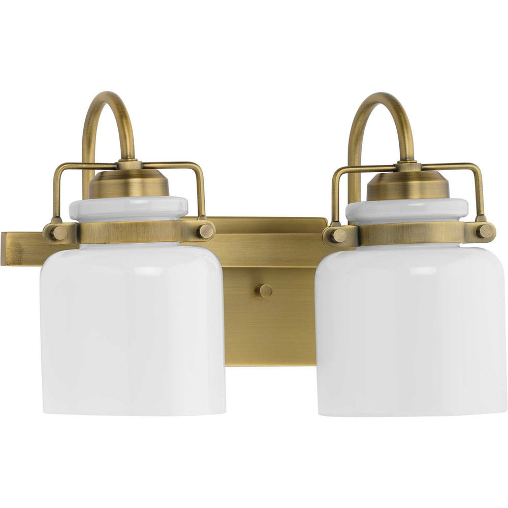 Progress Canada - Two Light Bath - Fessler - Vintage Brass- Union Lighting Luminaires Decor