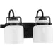 Progress Canada - Two Light Bath - Fessler - Matte Black- Union Lighting Luminaires Decor