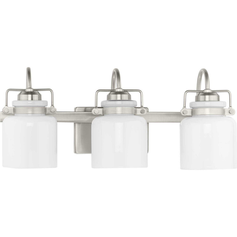 Progress Canada - Three Light Bath - Fessler - Brushed Nickel- Union Lighting Luminaires Decor