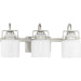 Progress Canada - Three Light Bath - Fessler - Brushed Nickel- Union Lighting Luminaires Decor