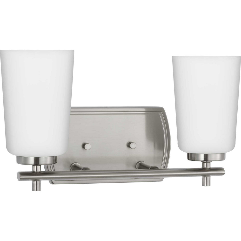 Progress Canada - Two Light Bath - Adley - Brushed Nickel- Union Lighting Luminaires Decor