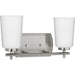 Progress Canada - Two Light Bath - Adley - Brushed Nickel- Union Lighting Luminaires Decor