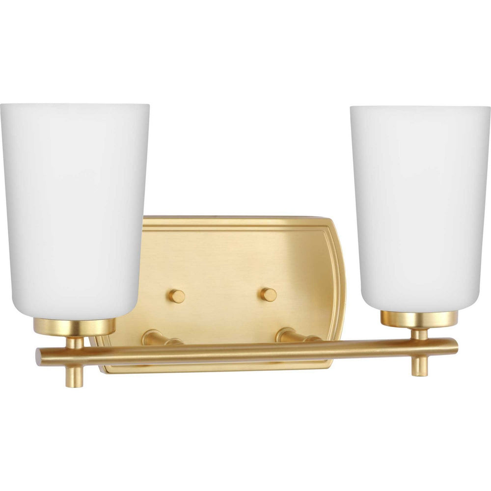 Progress Canada - Two Light Bath - Adley - Satin Brass- Union Lighting Luminaires Decor