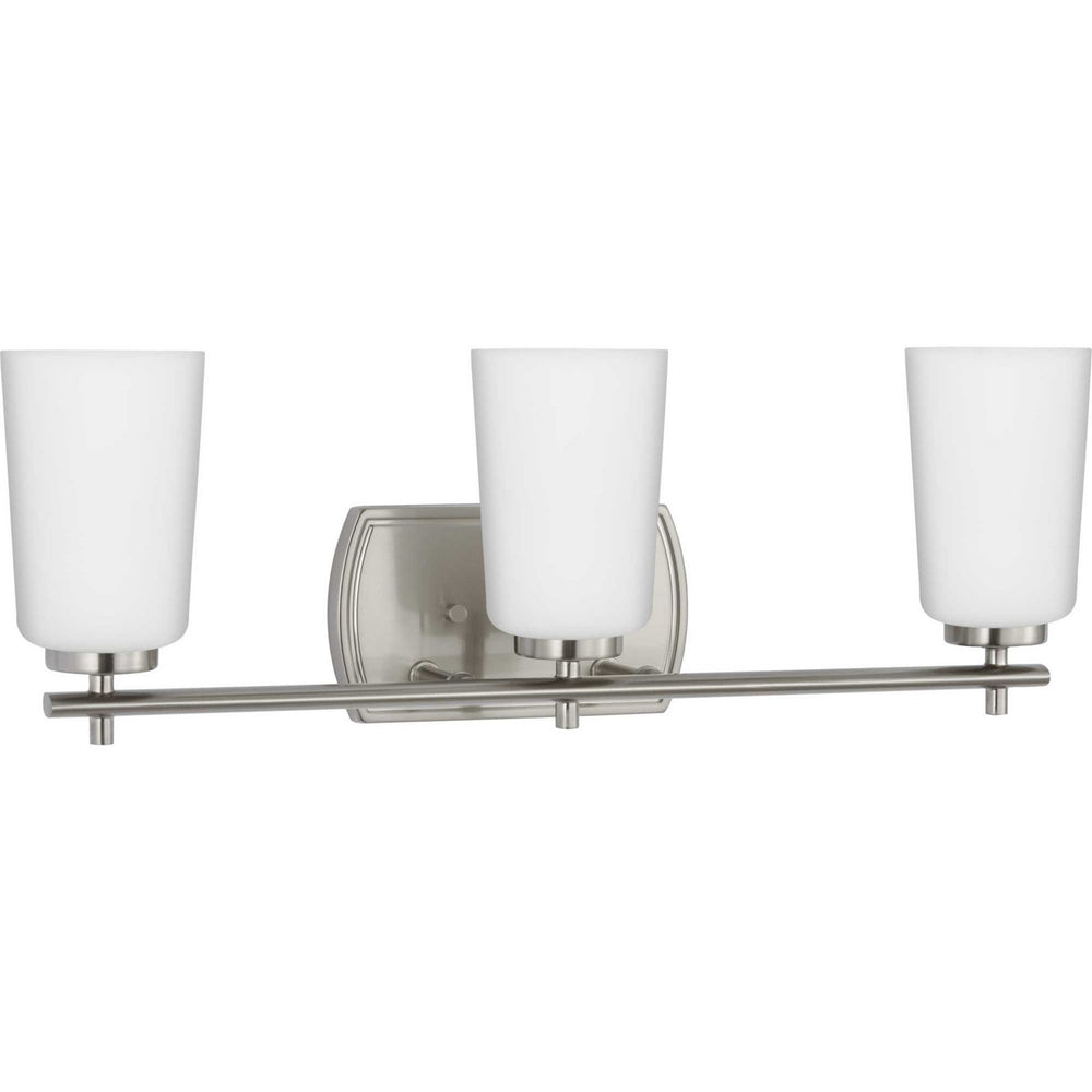 Progress Canada - Three Light Bath - Adley - Brushed Nickel- Union Lighting Luminaires Decor