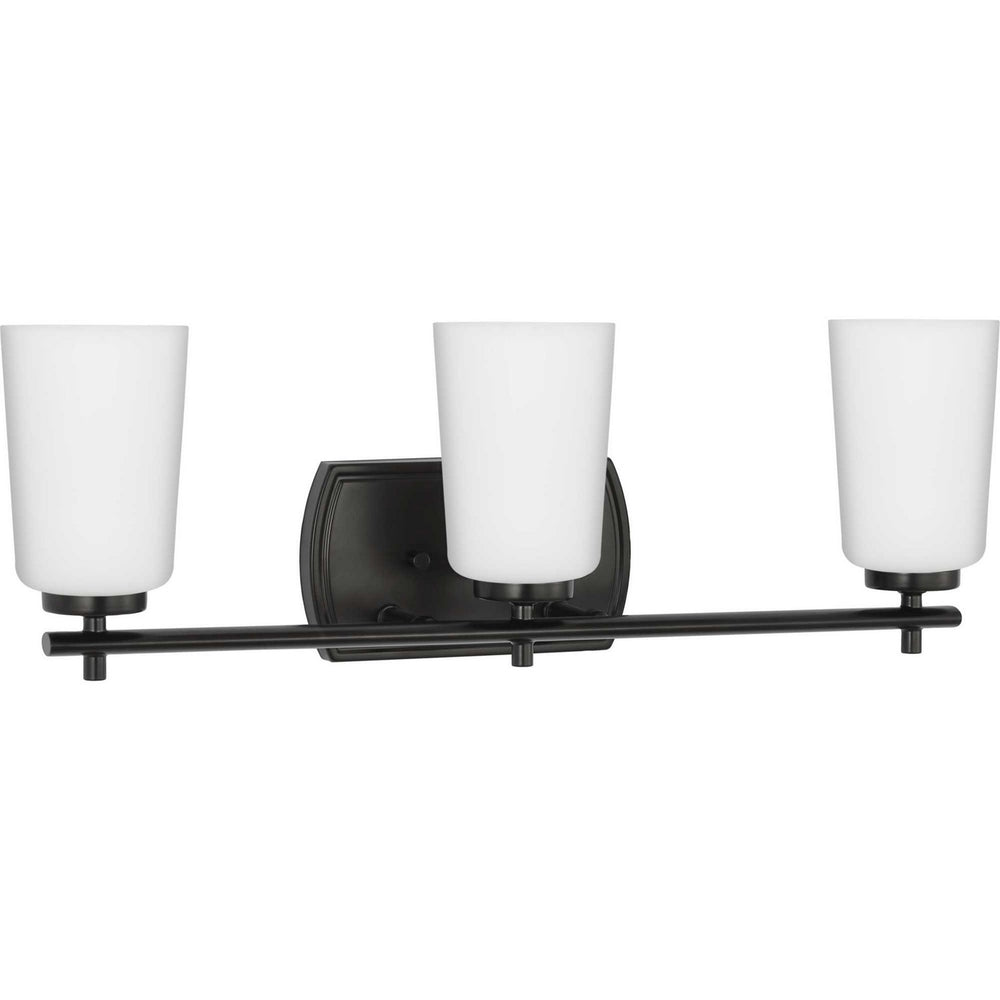 Progress Canada - Three Light Bath - Adley - Matte Black- Union Lighting Luminaires Decor