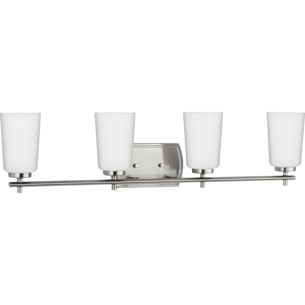 Progress Canada - Four Light Bath - Adley - Brushed Nickel- Union Lighting Luminaires Decor