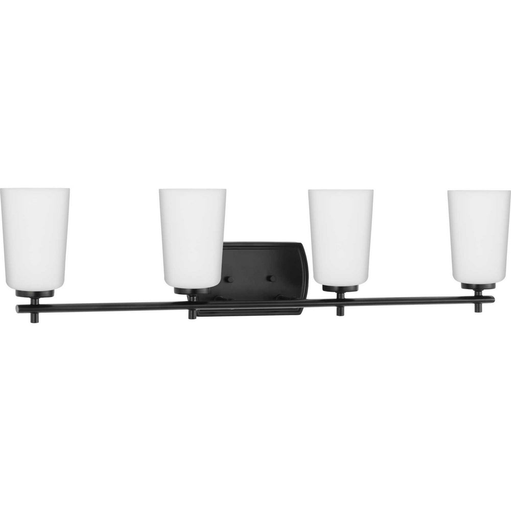 Progress Canada - Four Light Bath - Adley - Matte Black- Union Lighting Luminaires Decor