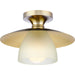 Progress Canada - One Light Semi Flush Mount - Trimble - Brushed Bronze- Union Lighting Luminaires Decor