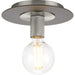 Progress Canada - One Light Flush Mount - Trimble - Brushed Nickel- Union Lighting Luminaires Decor