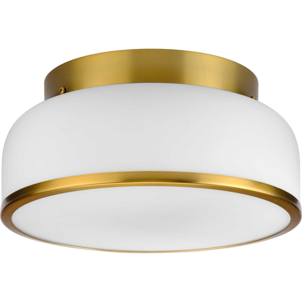 Progress Canada - Two Light Flush Mount - Parkhurst - Brushed Bronze- Union Lighting Luminaires Decor