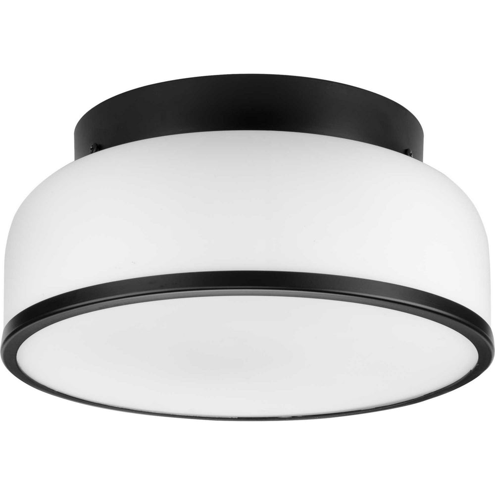 Progress Canada - Two Light Flush Mount - Parkhurst - Matte Black- Union Lighting Luminaires Decor