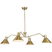 Progress Canada - Four Light Chandelier - Trimble - Brushed Bronze- Union Lighting Luminaires Decor