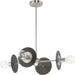 Progress Canada - Four Light Chandelier - Trimble - Brushed Nickel- Union Lighting Luminaires Decor