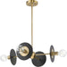 Progress Canada - Four Light Chandelier - Trimble - Brushed Bronze- Union Lighting Luminaires Decor