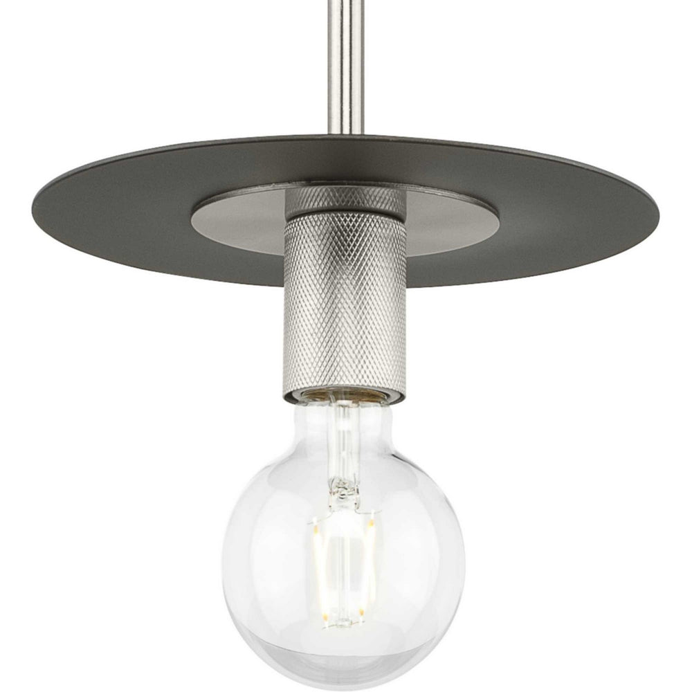 Progress Canada - One Light Mini Pendant - Trimble - Brushed Nickel- Union Lighting Luminaires Decor