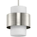 Progress Canada - One Light Pendant - Silva - Brushed Nickel- Union Lighting Luminaires Decor