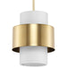 Progress Canada - One Light Pendant - Silva - Brushed Bronze- Union Lighting Luminaires Decor