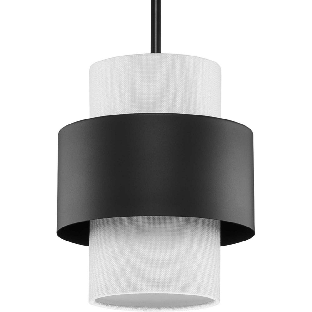 Progress Canada - One Light Pendant - Silva - Matte Black- Union Lighting Luminaires Decor