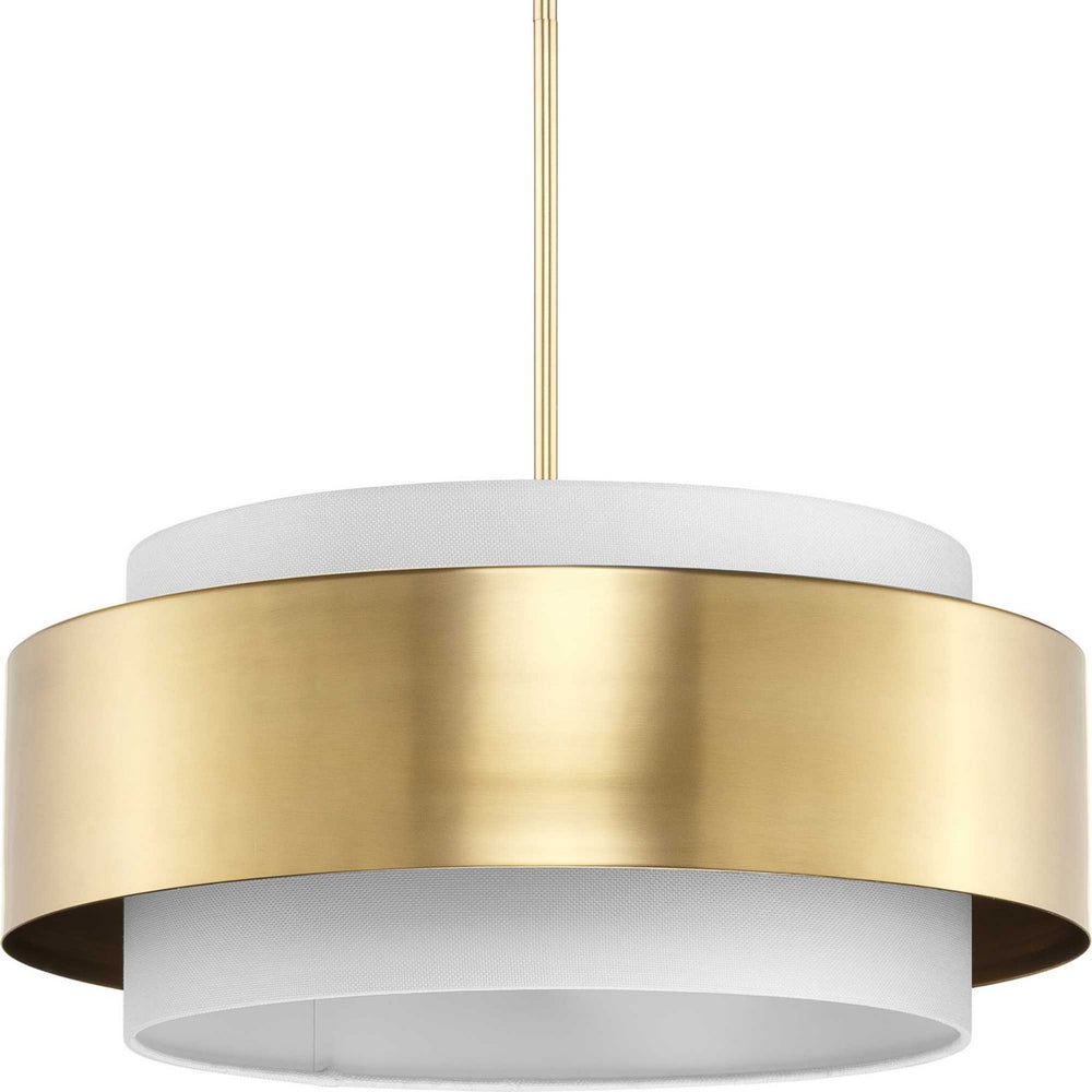 Progress Canada - Three Light Pendant - Silva - Brushed Bronze- Union Lighting Luminaires Decor
