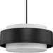 Progress Canada - Three Light Pendant - Silva - Matte Black- Union Lighting Luminaires Decor