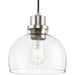 Progress Canada - One Light Mini Pendant - Garris - Brushed Nickel- Union Lighting Luminaires Decor