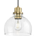 Progress Canada - One Light Mini Pendant - Garris - Vintage Brass- Union Lighting Luminaires Decor
