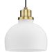 Progress Canada - One Light Mini Pendant - Garris - Vintage Brass- Union Lighting Luminaires Decor