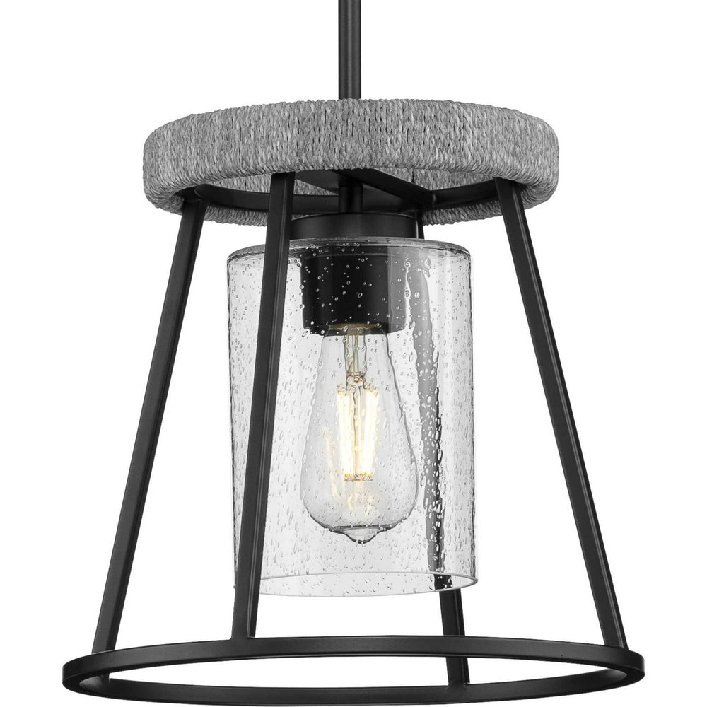 Progress Canada - One Light Pendant - Laramie - Matte Black- Union Lighting Luminaires Decor