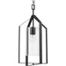 Progress Canada - One Light Foyer Pendant - Vertex - Matte Black- Union Lighting Luminaires Decor