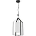 Progress Canada - One Light Foyer Pendant - Vertex - Matte Black- Union Lighting Luminaires Decor