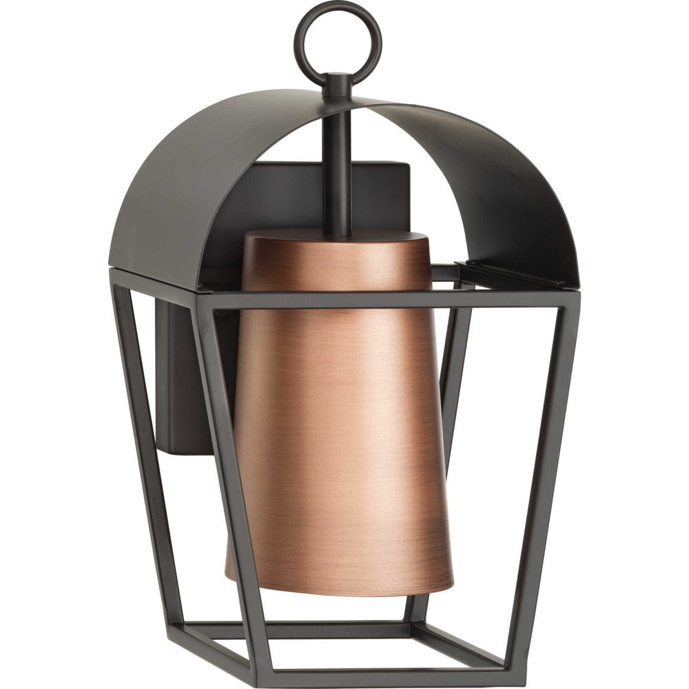Progress Canada - One Light Outdoor Wall Lantern - Hutchence - Antique Bronze- Union Lighting Luminaires Decor