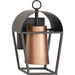 Progress Canada - One Light Outdoor Wall Lantern - Hutchence - Antique Bronze- Union Lighting Luminaires Decor