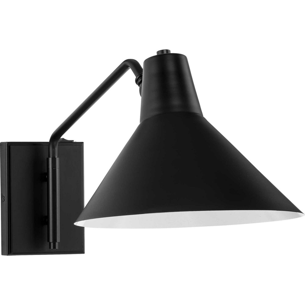 Progress Canada - One Light Wall Bracket - Trimble - Matte Black- Union Lighting Luminaires Decor
