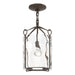 Hubbardton Forge - One Light Semi-Flush Mount - Bow - Bronze- Union Lighting Luminaires Decor