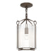 Hubbardton Forge - One Light Semi-Flush Mount - Bow - Bronze- Union Lighting Luminaires Decor