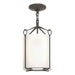Hubbardton Forge - One Light Semi-Flush Mount - Bow - Dark Smoke- Union Lighting Luminaires Decor