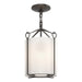 Hubbardton Forge - One Light Semi-Flush Mount - Bow - Oil Rubbed Bronze- Union Lighting Luminaires Decor