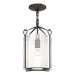 Hubbardton Forge - One Light Semi-Flush Mount - Bow - Oil Rubbed Bronze- Union Lighting Luminaires Decor
