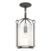 Hubbardton Forge - One Light Semi-Flush Mount - Bow - Natural Iron- Union Lighting Luminaires Decor