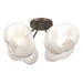Hubbardton Forge - Four Light Semi-Flush Mount - Ume - Bronze- Union Lighting Luminaires Decor
