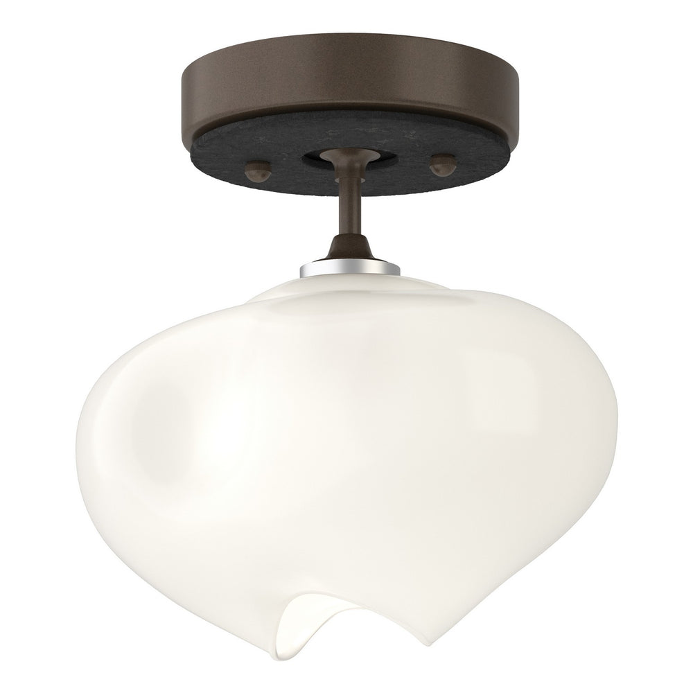 Hubbardton Forge - One Light Semi-Flush Mount - Ume - Bronze- Union Lighting Luminaires Decor
