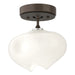 Hubbardton Forge - One Light Semi-Flush Mount - Ume - Bronze- Union Lighting Luminaires Decor