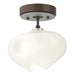 Hubbardton Forge - One Light Semi-Flush Mount - Ume - Bronze- Union Lighting Luminaires Decor