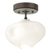 Hubbardton Forge - One Light Semi-Flush Mount - Ume - Bronze- Union Lighting Luminaires Decor