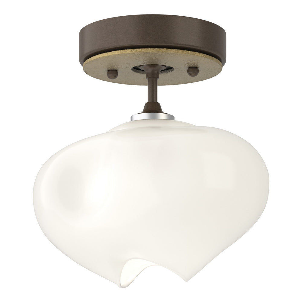 Hubbardton Forge - One Light Semi-Flush Mount - Ume - Bronze- Union Lighting Luminaires Decor